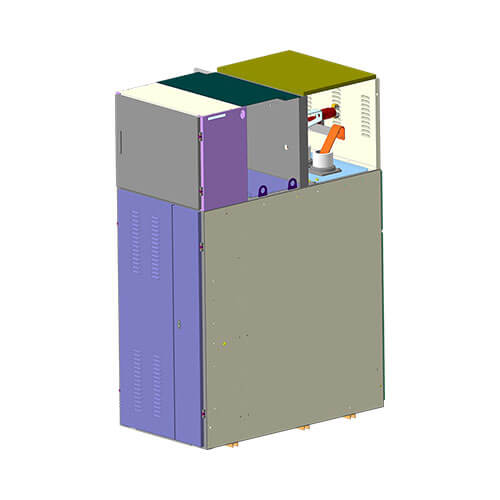 3D фото ячейки КРУ 2-10 стандартное исполнение общий вид