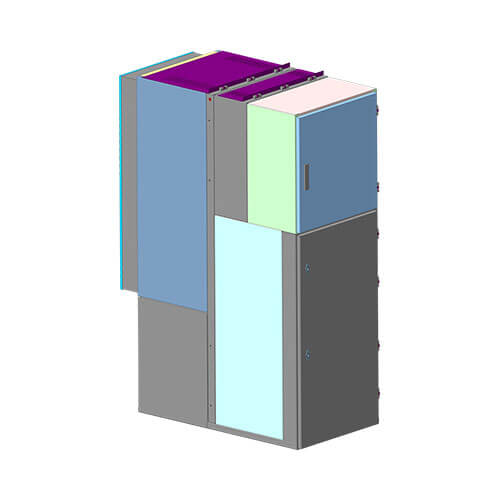 3D фото ячейки КРУ К-104 вид спереди