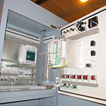 Релейный шкаф ячейки КРУ КМ-1Ф с фарфоровыми изоляторами